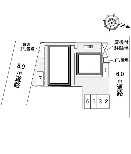 ★手数料０円★名古屋市南区塩屋町　月極駐車場（LP）